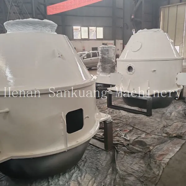 Vertical Scraper Centrifuge Mining Plant Dewatering Centrifuge 2000kg Load Capacity