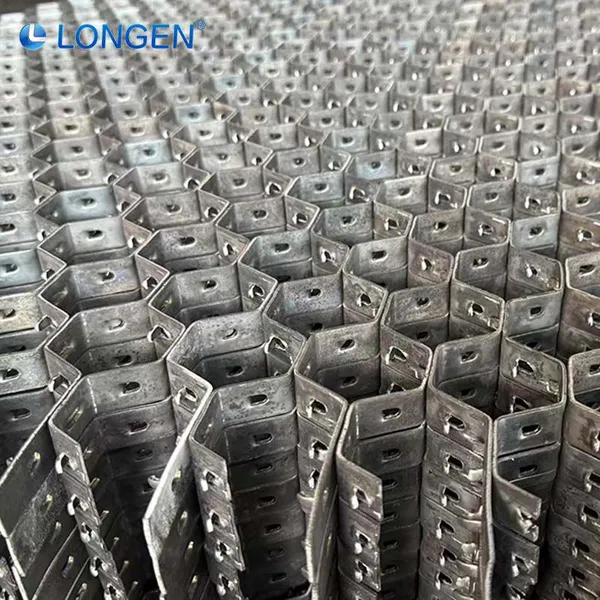 Hexagonal Cellular Mesh Uniform Mesh Size Stainless Steel Custom Metal Cellular Grid Hexsteel Mesh Grid photo-6