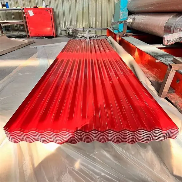 Galvanized Steel Plate 0.4mm-0.5mm Thickness Color Coated GI Steel Corrugated Sheet Cutting and Welding Services Included photo-3