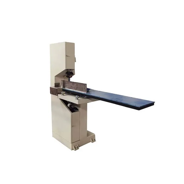 Manual Toilet Tissue Paper Roll Band Saw Cutting Machine