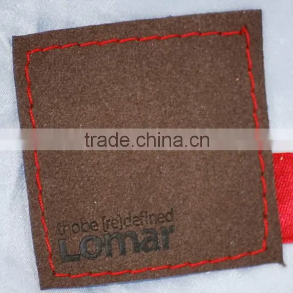 Made in China Discount Embossed Leather Jeans Patches photo-5