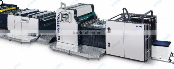 GS-1080 Automatic High Speed Thermal Pre-coated Glueless Film Bopp Paper Laminator Laminating Machine