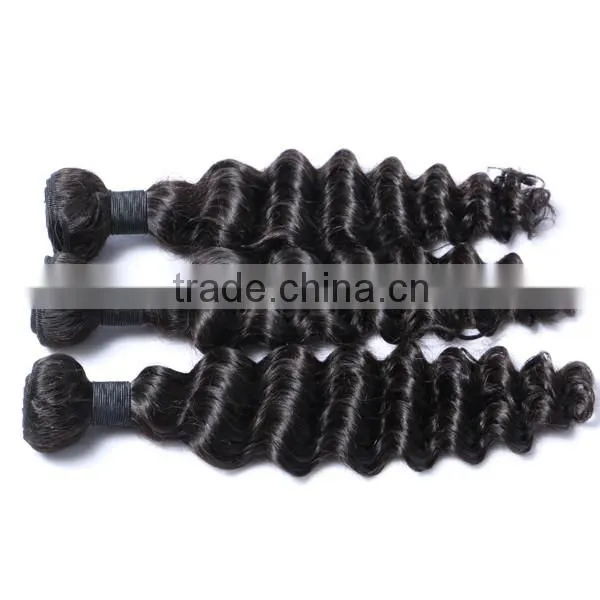 10A Top Quality Brazilian Virgin Hair Deep Wave Hair Bundles Long Service Time Supplier's Choice photo-3