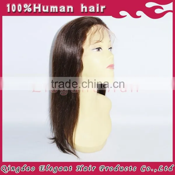2015 New Products100% Human Hair Brazilian Hair Glueless Full Lace Human Hair Wig Baby Hair photo-6