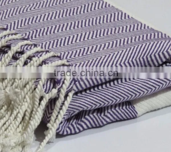 Thick Cotton Peshtemal Turkish Face Bath Towel Beach Towel Hammam Fouta photo-4