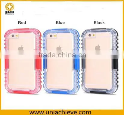 For Iphone Waterproof Cell Phone Case Red photo-5