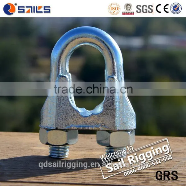Din741 Malleable Electrical Galvanized Wire Cable Rope Clips photo-2