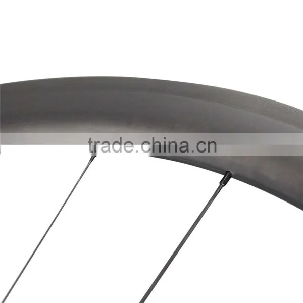 New 23mm Width 50mm Clincher Novate Hub Sapim Spoke Road Bike Carbon Clincher Wheels 50C photo-2