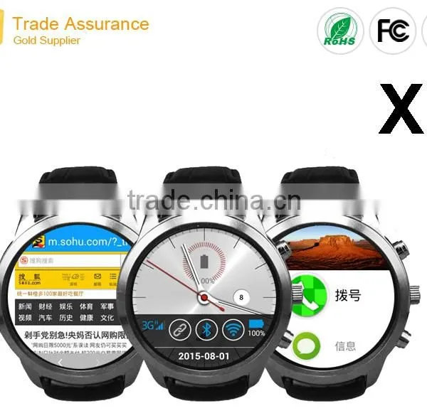 X5 Touch Screen Mobile Phone Watch Android Wifi Mt2601 Smart Watch photo-5