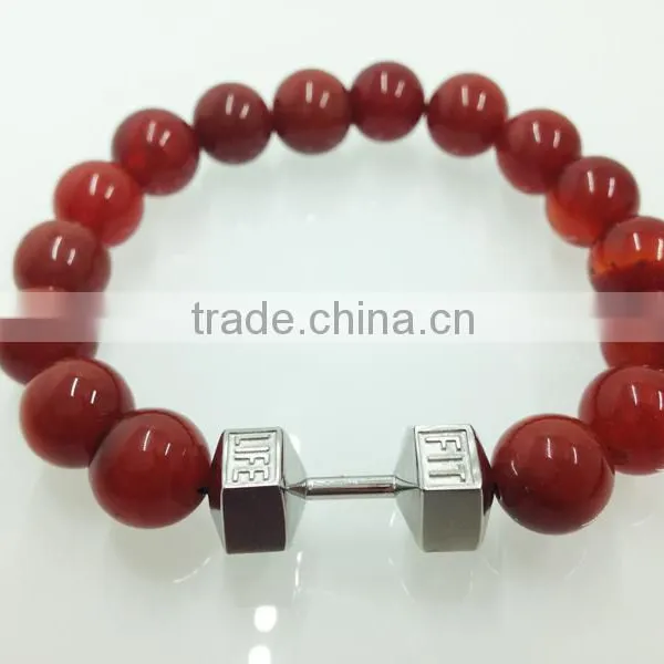 Factory Direct Wholesale Fashion Jewelry Latest Bead Dumbbell Bracelet photo-6