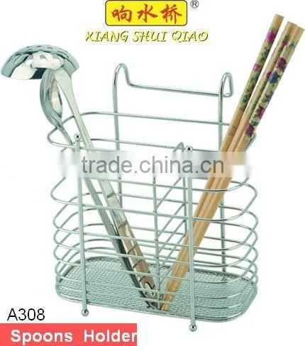 Satinless Steel Spoons Holder