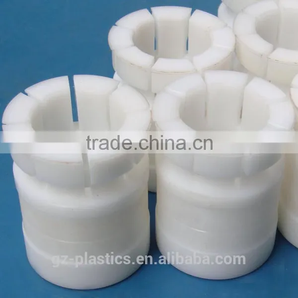 Custom Engineering Plastic Bearing Sleeve Delrin Acetal Polyacetal Cnc Machining Parts Pom Bushing photo-3