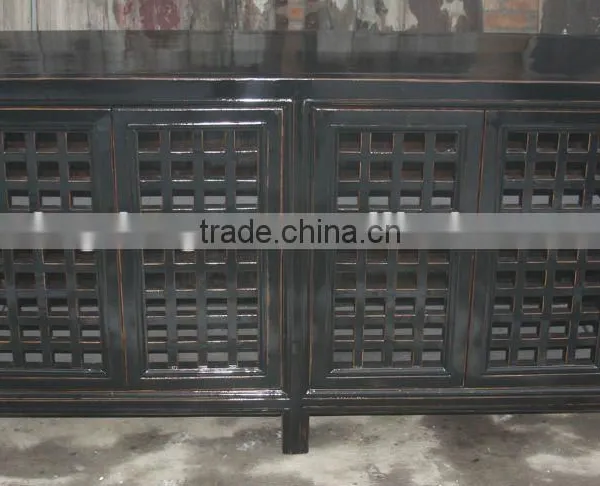 Chinese Antique Four Door Kitchen Cabinet