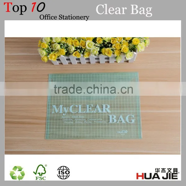 PP Stationery Clear Plasti Envelope File Folder