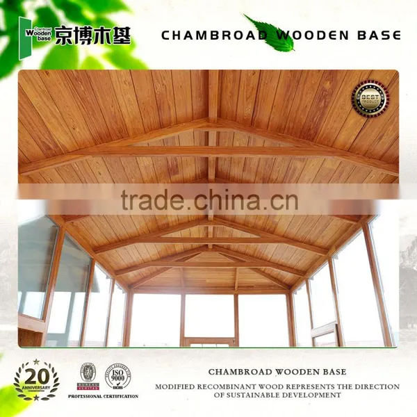 Good Stability and High Load Bearing Wooden Sunshine House Roof