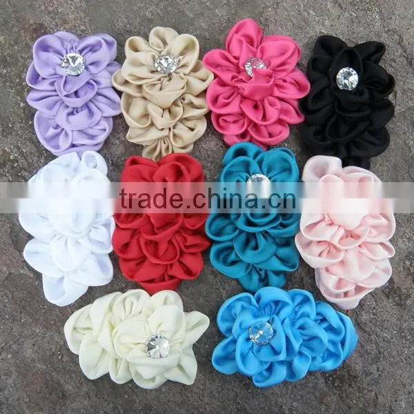 Rhinestone Colorful Hair Accessory Wholesale Scale Shape Fabric Baby Hair Band photo-2