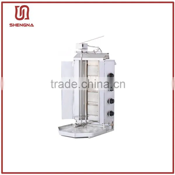 Hot Sale Restaurant Gas Stainless Steel Shawarma Machine