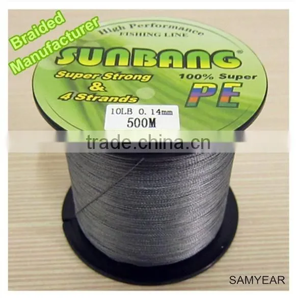 Zhejiang Factory Wholesale 10lb Super PE Braid Fishing Line