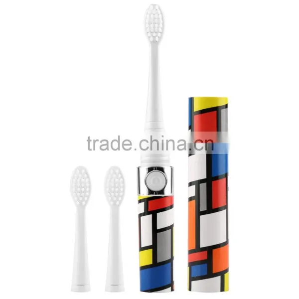 Sonic Electric Toothbrush Waterproof Whitening Prevent Tooth Decay Removes Plaque With 2 Extra Replacement Brush Heads SV030693 photo-3