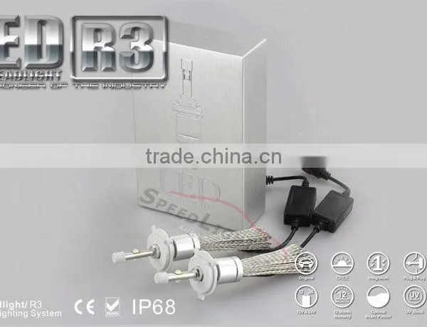 SpeedLight New Arrival R3 40W 4800LM Car H4 LED Headlight Bulbs photo-6