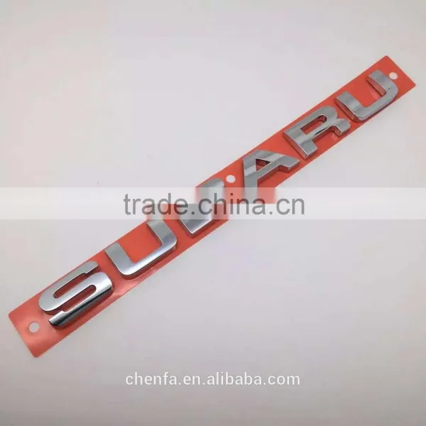 2015 Custom 3d Car Logo Plastic Chrome WRX Badge Emblem photo-3