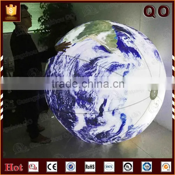 New Products Ground Party Balloon Inflatable Led Light Globe Balloon With Rope photo-2