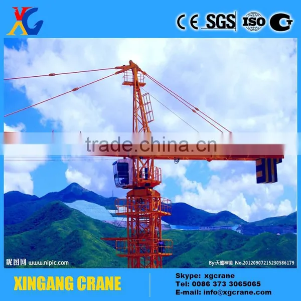 QTZ5016 Model Topkit Tower Crane 3t Tower Crane Top Slewing Cranes