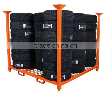 Warehouse Storage Equipment Foldable Tire Rack photo-3