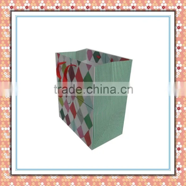 Manufacturing Cute Two-side Offset Paper Hand Bag