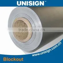 Unisign Hot Selling 50m PVC Coated Double Side Printable Blockout Plastic Banner photo-2