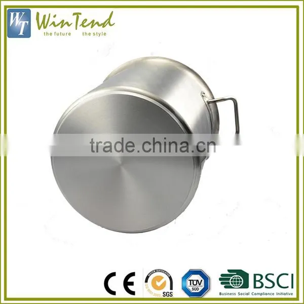 LOW MOQ Large Capacity Restaurant 555 Stainless Steel Large Stock Pot photo-3