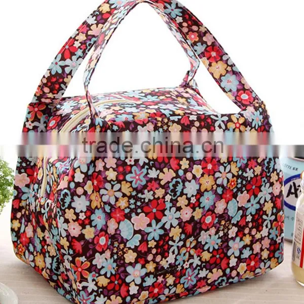 Fashion Flowers Printing Design Lunch Bag for Offices China Supplier photo-4