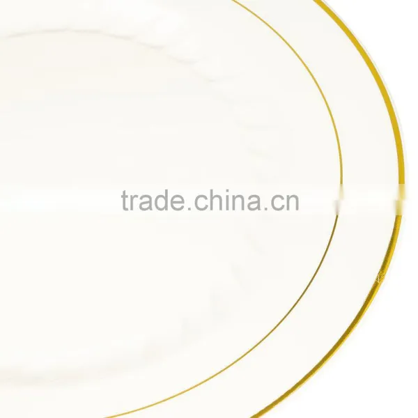 Solid Color Dinner And Fruit Plastic Plate QXL045