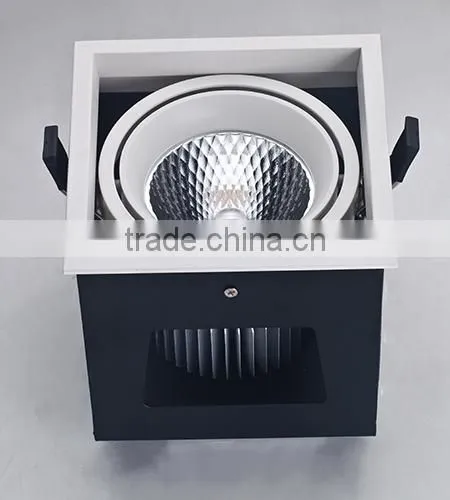 High Quality Aluminum Material,anodic Oxidation Treatmen,trecessed Led Cob Grille Light photo-2