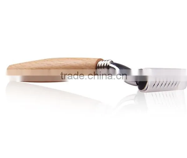 Classical 3blade Wooden Handle Shaving Razor