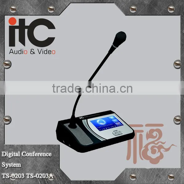 ITC TS Series Electronics Table Card Touch Screen Desktop Conference Microphone Prices photo-3