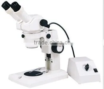 China Factory Directory Ce Certificate Trinocular Stereo Microscope With Top & Bottom Lights photo-2