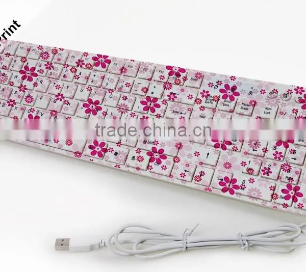 2016 Hot Sale Custom Printing Usb Keyboard With Artwork photo-3