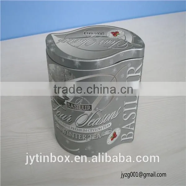 Wholesale Tin Case Tin Can Tin Manufacture New Design Irregular Shape Tea Packaging Tin Can