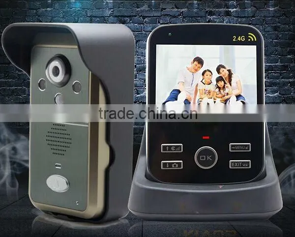 wireless video door phone audio intercom door phone door bell phone