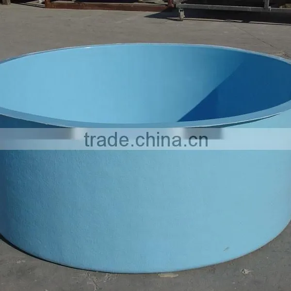 Fiberglass FRP Fish Farm Plastic Fish Tank /round Fish Tank
