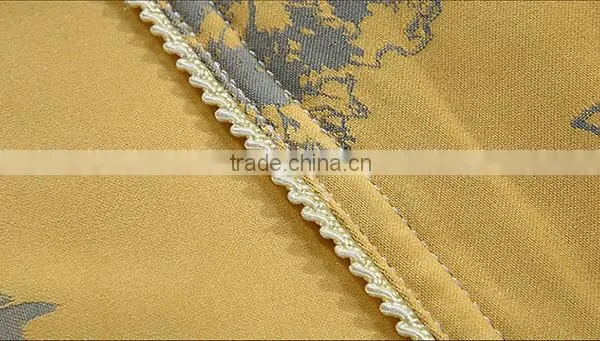 100% Silk Quilt With Jacquard Yellow Flower photo-4
