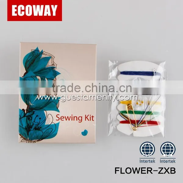 2016 Mini Cheap Disposable Hotel Sewing Kit With Needle Thread Sewing Accessories photo-3