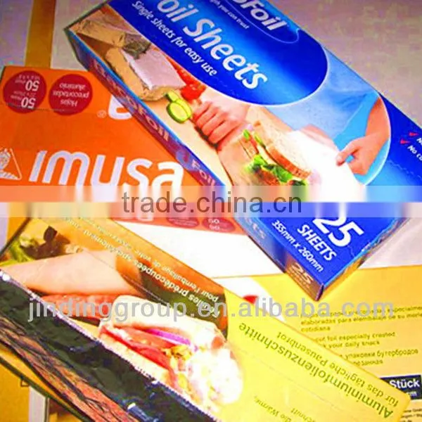 Colored Food Packing Aluminum Foil