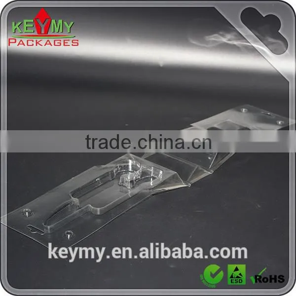 New Design High Quality Clear PVC/PET Virgin Raw Material Tri-fold Clamshell Blister Packaging,Tri-fold Blister Pack photo-4