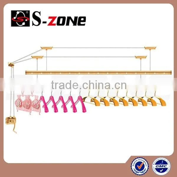 Decorative Lifting Clothes Drying Airer With Plastic Hanger photo-4