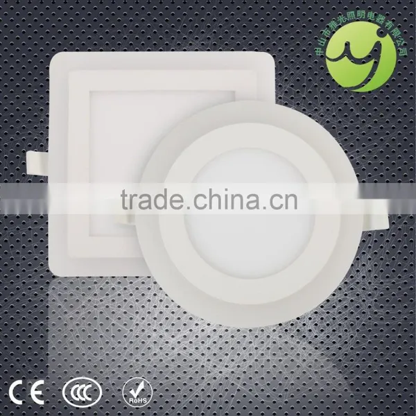 6w LED Warm and Cool White 2 Color Panel Light (Side Emit) Round Led Panel Light photo-4
