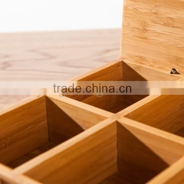 Bamboo Wooden Coffee Tea Bag Holder Box photo-4