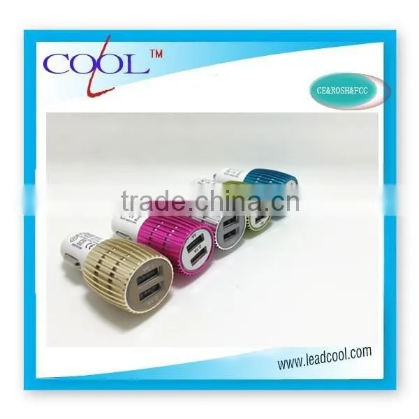 2016 New Hot Portable 5v 2.1 a Usb Charger Dual Usb Car Charger for Mobile Phone photo-5