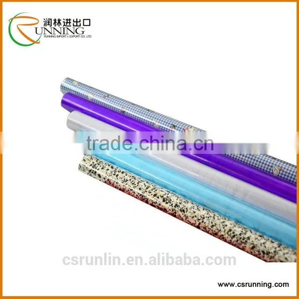 Colorful Flocked Stick-on Book Cover Film/environmental PVC Book Covering for School/velvet Flocked Book Covering Film Supplier's Choice photo-2